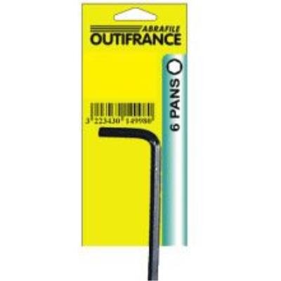OUTIFRANCE CLES 6 PANS DIAM.14MM CARTE DE 1 