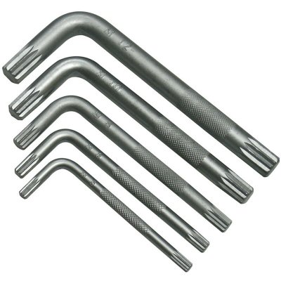 AUTOBEST Cl&eacute;s auto serie M m&acirc;les &agrave; dentures multiples CV,en chrome vanadium X 5