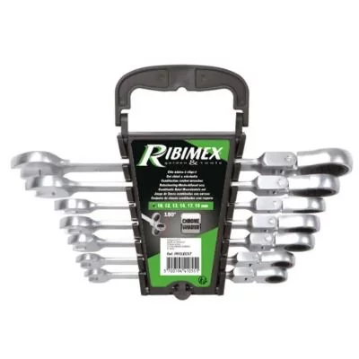 RIBITECH Cles mixtes a cliquet, prclecx7