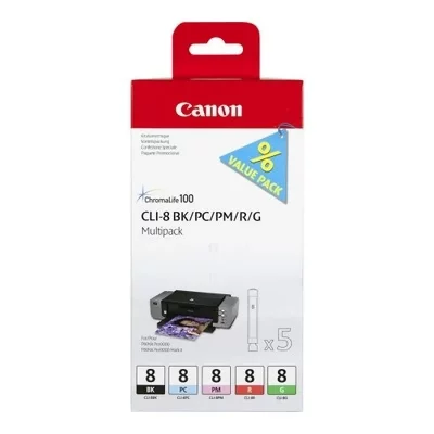 CANON CLI-8 BLK/PC/PM/R/G