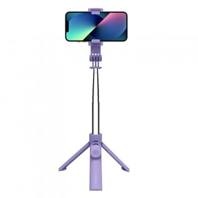 CELLY CLICKSFSTICKVL b&acirc;ton support pour selfies Smartphone Violet