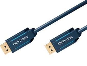 WENTRONIC Clicktronic 70712 Casual C&acirc;ble Display Port, 3m Longueur