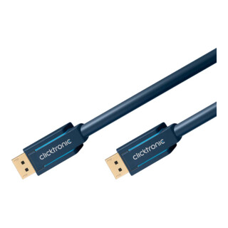 CLICKTRONIC  70713 Casual C&acirc;ble Display Port, 5m Longueur