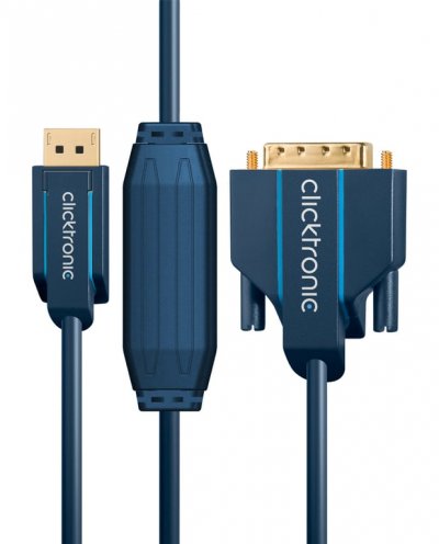 GENERIQUE Clicktronic c&acirc;ble DisplayPort / DVI-D - 2 m 
