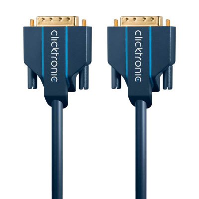 CLICKTRONIC  C&acirc;ble DVI-D - 7.5 m 