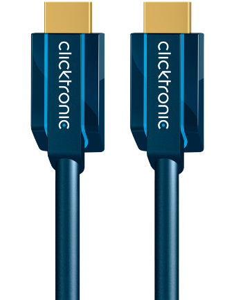 CLICKTRONIC  c&acirc;ble High Speed HDMI with Ethernet (0.5 m&egrave;tre)