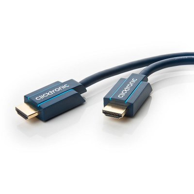 CLICKTRONIC  c&acirc;ble High Speed HDMI with Ethernet (1 m&egrave;tre)