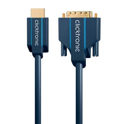 CLICKTRONIC  Casual C&acirc;ble adaptateur HDMI / DVI 7,5 m