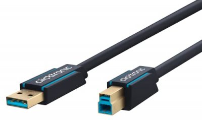 GENERIQUE Clicktronic Casual C&acirc;ble USB 3.0 (A/B) 3 m