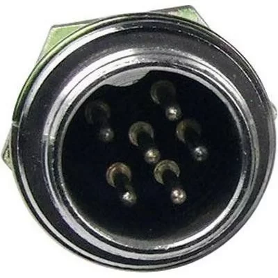 CLIFF  4-Pin Mini DIN Connector - Silver