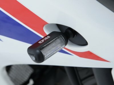 R&G RACING Clignotant  Aero LED noir (La paire)