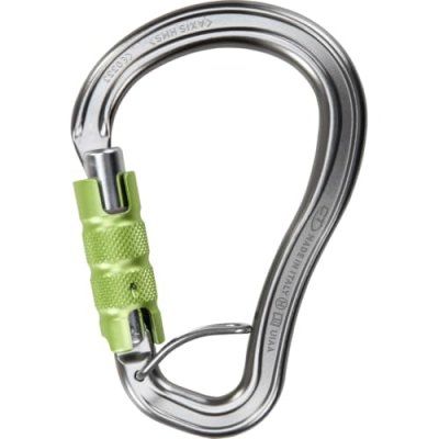 CLIMBING TECHNOLOGY  Axis Hms Tgl Big Snap Hook Vert,Argent&eacute;