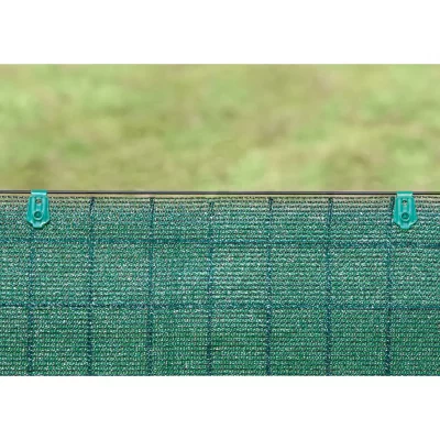 NORTENE Clips de fixation pour brise-vue  Fixatex vert - Lot de 20