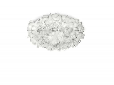SLAMP CLIZIA-Applique / Plafonnier Cristalflex&reg; Fum&eacute; &Oslash;78cm 