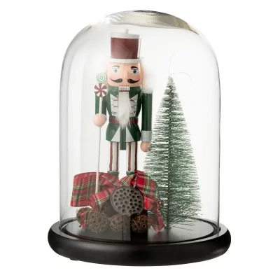 J-LINE Cloche D&eacute;co No&euml;l ""Casse-Noisette"" 29cm Multicolore
