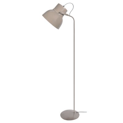 TOSEL CLOCHE - lampadaire liseuse articul&eacute; m&eacute;tal taupe