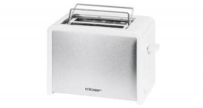 CLOER  3211 - Grille-pain -&eacute;lectrique - 2 tranche - Blanc/inox 