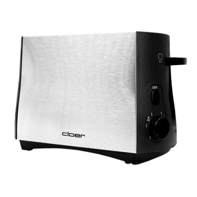 CLOER  3419 Double Slot Toaster 900w Argent&eacute;