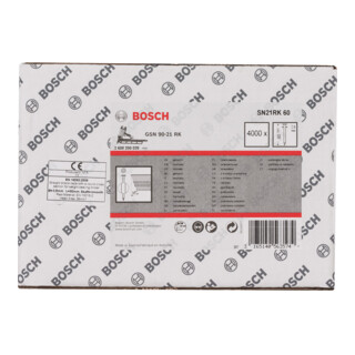 BOSCH Clou en bande &agrave; t&ecirc;te ronde SN21RK 60 2,8 mm, 60 mm, brillant, lisse  2608200028 