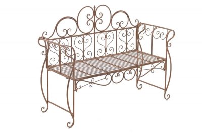 CLP  - Banc de jardin Minna antique/marron
