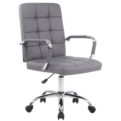 CLP Chaise de bureau Deli Pro similicuir , Gris