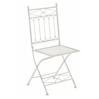 CLP  - Chaise de Jardin pliable Asina antique/blanc