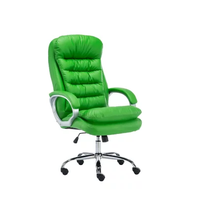 CLP Fauteuil de bureau Big Vancouver similicuir , Vert