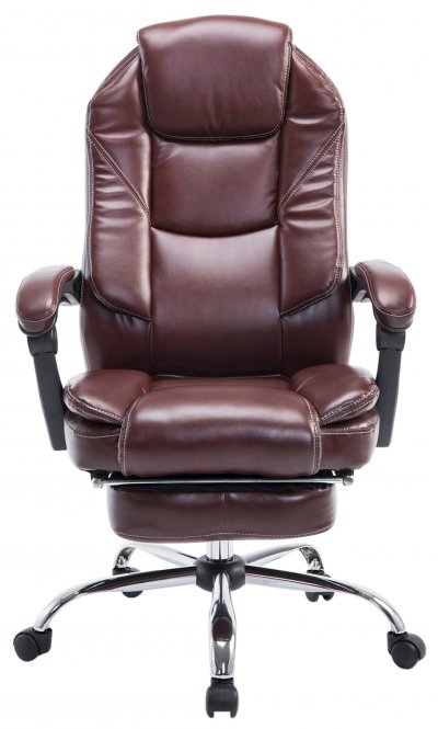 CLP Fauteuil de bureau Castle similicuir , Bordeaux