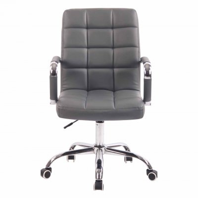 CLP Fauteuil de bureau Deli en similicuir , Gris