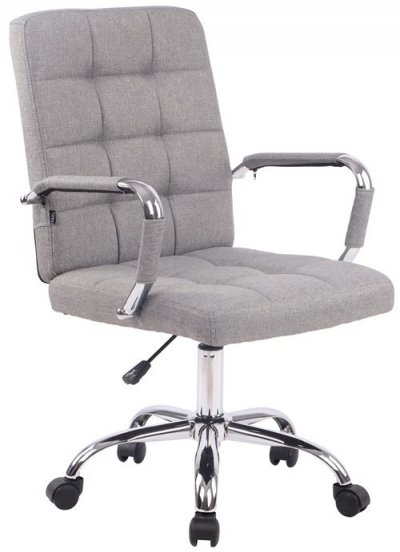 CLP Fauteuil de bureau Deli Pro tissu , Gris