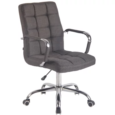 CLP Fauteuil de Bureau Deli Tissu , Gris fonc&eacute;