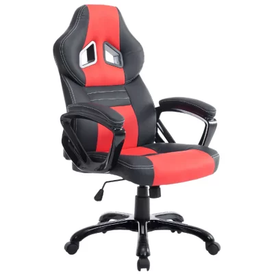 CLP  Fauteuil de bureau / Gaming Pedro , Noir / Rouge 