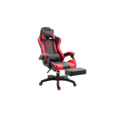 CLP  Fauteuil de Bureau Ignite Similicuir , Noir / Rouge