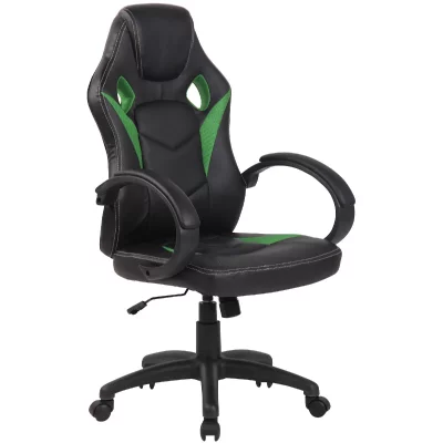 CLP  Fauteuil de bureau Magnus en similicuir , Vert