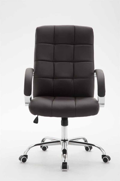 CLP Fauteuil de bureau Mikos en similicuir , Marron