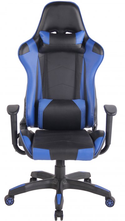CLP  Fauteuil de bureau Miracle V2 Similicuir , Noir / Bleu