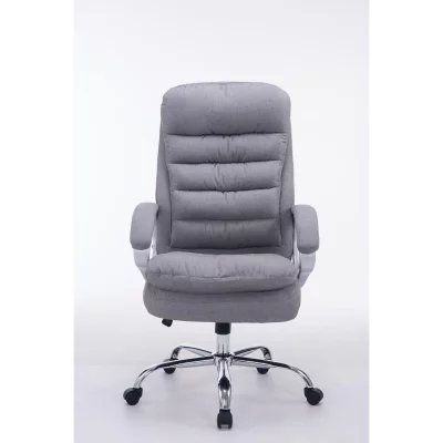 CLP Fauteuil de bureau XXL Vancouver Tissu , Gris