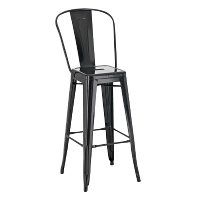 CLP Tabouret de bar Aiden , Noir