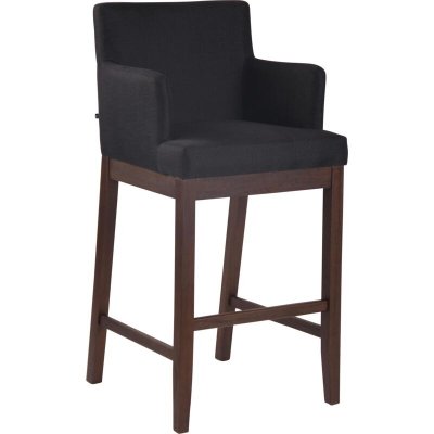 CLP Tabouret de bar Laredo en tissu , Noir /Antique 