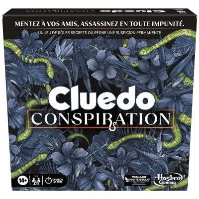 HASBRO GAMING Cluedo Conspiration jeu de soci&eacute;t&eacute; 4 &agrave; 10 joueurs &agrave; partir de 14 ans