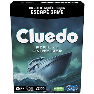 HASBRO GAMING Cluedo Escape : P&eacute;ril en haute-mer - Jeu de soci&eacute;t&eacute; strat&eacute;gie