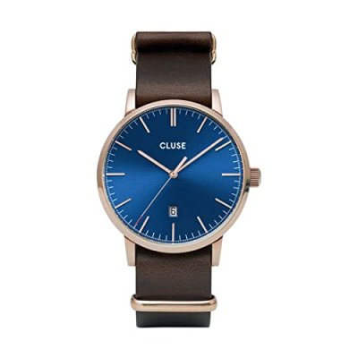 CLUSE  Homme Uhr Analogique Quartz mit Cuir Armband CW0101501009