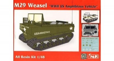 CMK CZECH MASTER KITS CMK&reg; 8049&nbsp;&ndash;&nbsp;Mod&egrave;le Kit M29&nbsp;Weasel Full Resin Kit