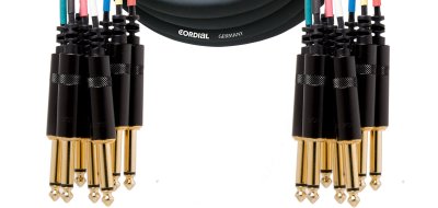 CORDIAL CML8-0PP3C - C&acirc;ble multipaire 8 jacks-8 jacks m&acirc;les mono 3 m