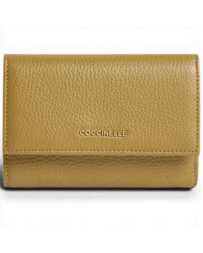 COCCINELLE  Portefeuille de femmes Cuir d'herbes marines