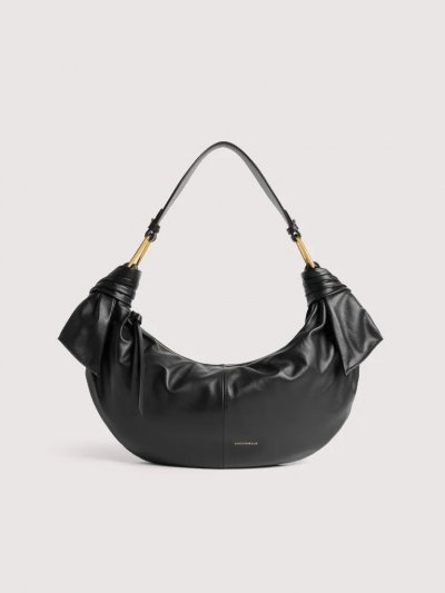 COCCINELLE  Sac en cuir - Sac Hobo FUROSHIKI beige