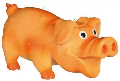 TRIXIE Cochon poilu, en latex/fibre de polyester 10 cm