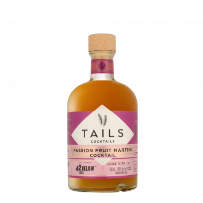 TAILS COCKTAILS Cocktail &Agrave; Base De Vodka Fruit Passion Tails - La Bouteille De 50cl