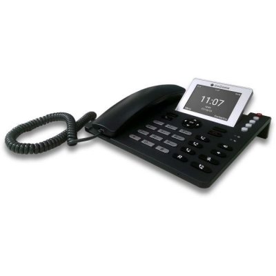 COCOMM  F740 T&eacute;l&eacute;phone Filaire 4G - Noir