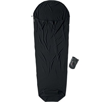 COCOON  Merino Wool MummyLiner - Drap de sac de couchage Black Unique